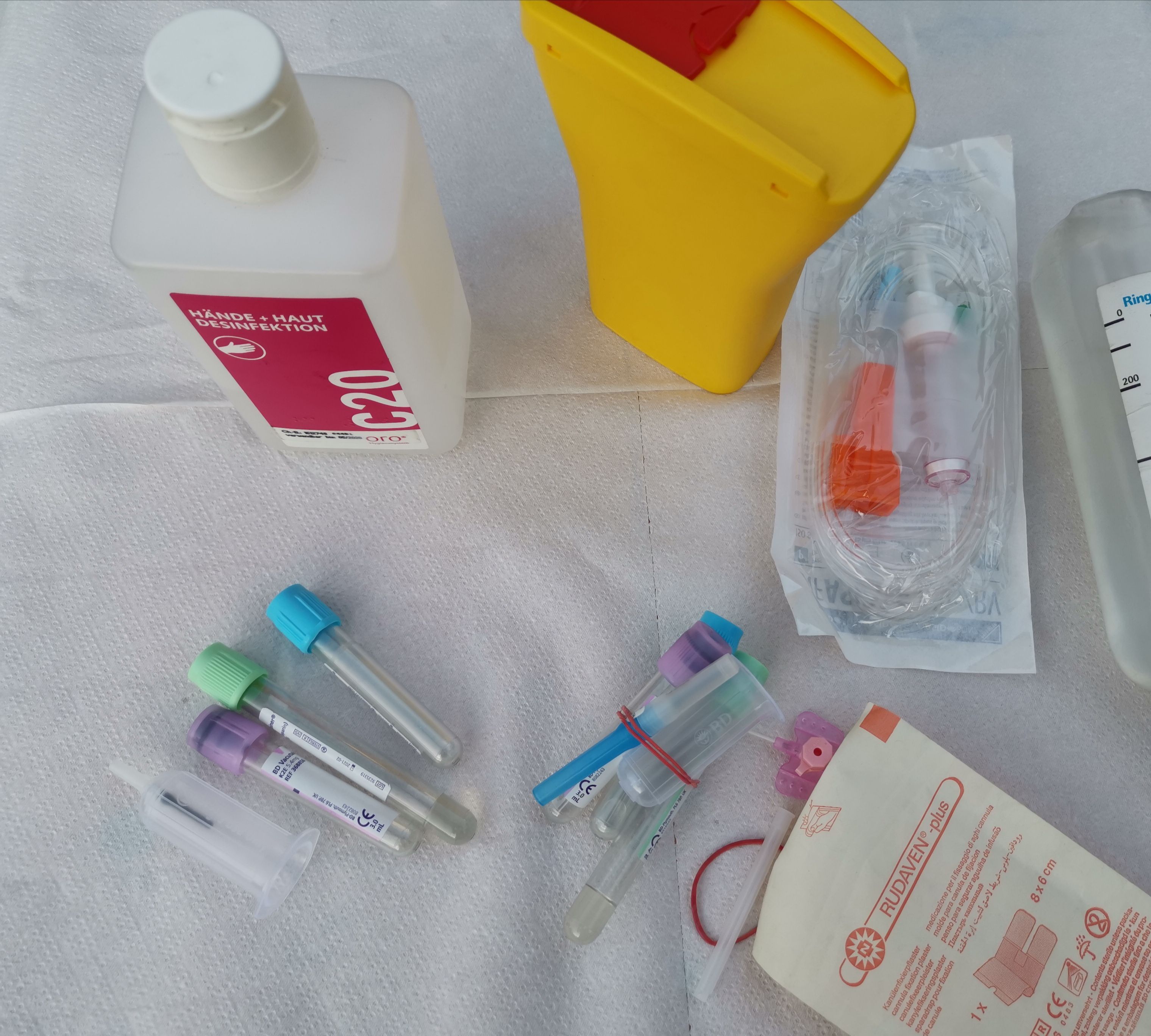 Material für einen intravenösen Zugang